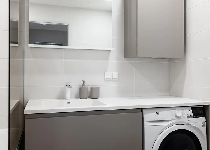 Daire Parkside Lux - 2 Bedrooms Apartment, New